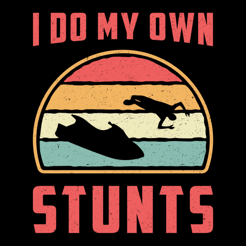 Jet Ski I Do My Own Stunts Jet Skiing Water Jetski V-Neck Tee by sbusiozald | Artistshot