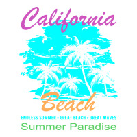 California Beach Summer Paradise Cute Crop Top | Artistshot