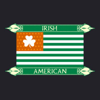 Irish American Flag Nature Unisex Sherpa-lined Denim Jacket | Artistshot