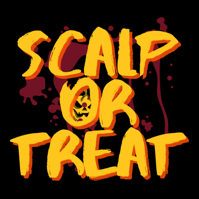 Scalp Or Treat With Pumkin Funny Long Sleeve Shirts | Artistshot