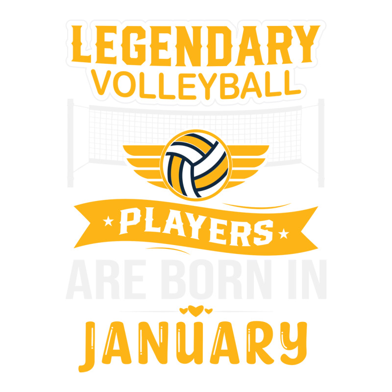 Legendary Volleyball Players Are Born In January Y Men's T-shirt Pajama Set by rolinghsgagv | Artistshot