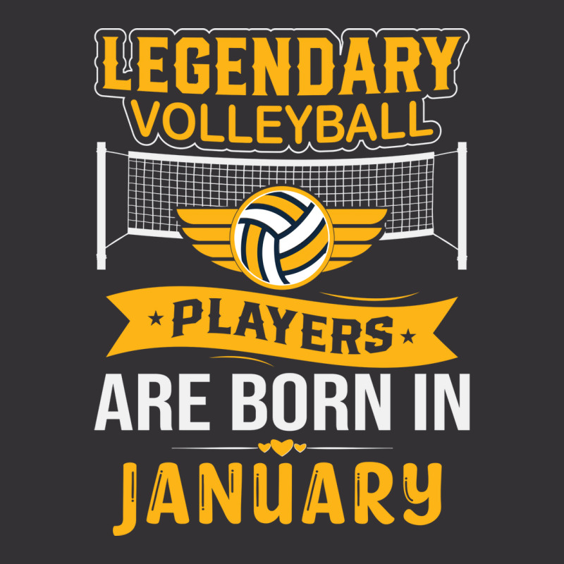 Legendary Volleyball Players Are Born In January Y Vintage Hoodie And Short Set by rolinghsgagv | Artistshot