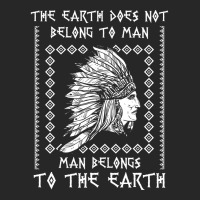 The Earth Does Not Belong To Man Quote Men's T-shirt Pajama Set | Artistshot