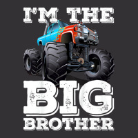 Kids I'm The Big Brother   Funny Monster Truck T S Vintage Hoodie And Short Set | Artistshot