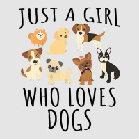 Kids Just A Girl Who Loves Dogs   Funny Puppy T Sh Exclusive T-shirt | Artistshot