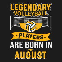 Legendary Volleyball Players Are Born In August Bo Hoodie & Jogger Set | Artistshot