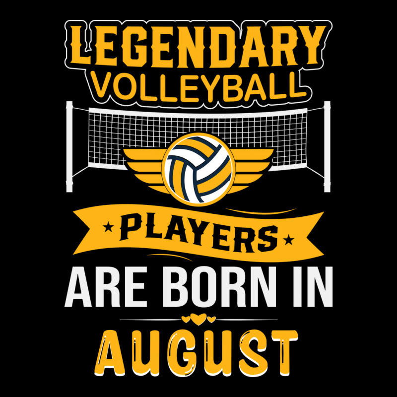 Legendary Volleyball Players Are Born In August Bo Unisex Jogger by tindokveh | Artistshot