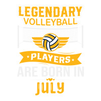 Legendary Volleyball Players Are Born In July Vint Men's T-shirt Pajama Set | Artistshot