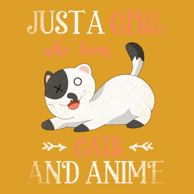 Just A Girl Who Loves Cats And Anime 70s (1) T-Shirt by juancotamh | Artistshot