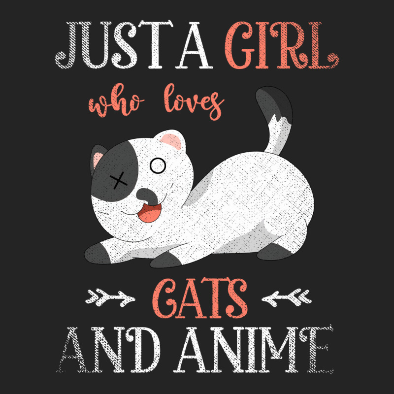 Just A Girl Who Loves Cats And Anime 70s (1) 3/4 Sleeve Shirt by juancotamh | Artistshot