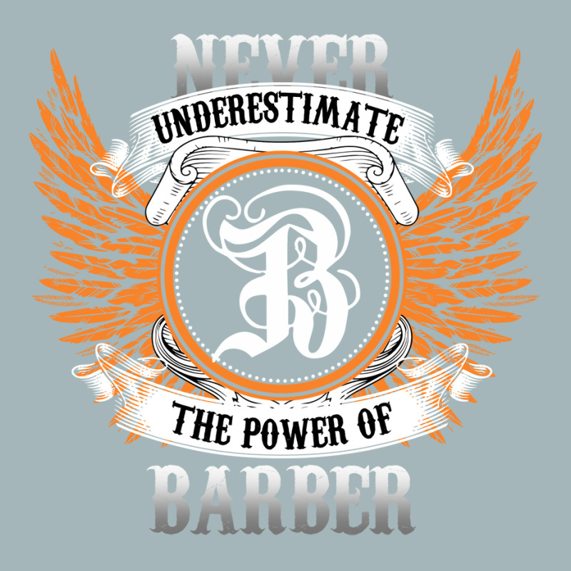 Barber Name Shirt Never Underestimate The Power Of Unisex Sherpa-lined Denim Jacket | Artistshot