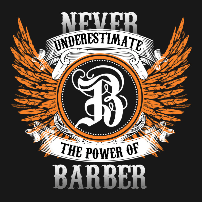 Barber Name Shirt Never Underestimate The Power Of Flannel Shirt | Artistshot