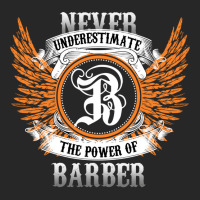 Barber Name Shirt Never Underestimate The Power Of Men's T-shirt Pajama Set | Artistshot