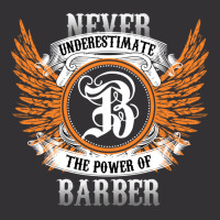 Barber Name Shirt Never Underestimate The Power Of Vintage Short | Artistshot