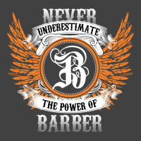 Barber Name Shirt Never Underestimate The Power Of Vintage T-shirt | Artistshot