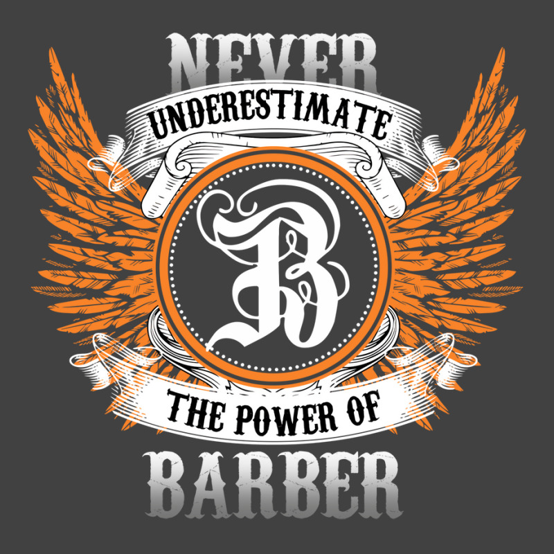 Barber Name Shirt Never Underestimate The Power Of Vintage T-shirt | Artistshot