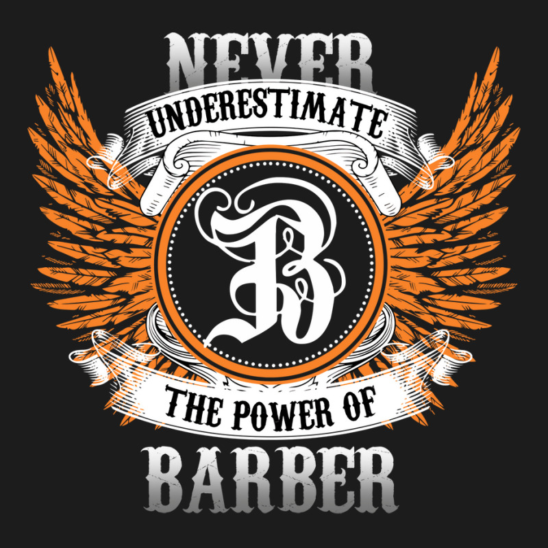 Barber Name Shirt Never Underestimate The Power Of Hoodie & Jogger Set | Artistshot