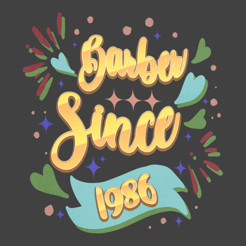 Barber Since 1986 Local Barber Gift Ideas For Hair Vintage T-shirt | Artistshot