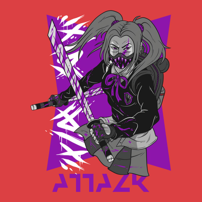 Anime Ninja Girl Design For Truly Anime Lovers Ani Tank Top | Artistshot