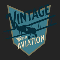 Vintage World Aviation Badge Hipster 3/4 Sleeve Shirt | Artistshot