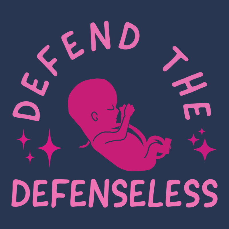 Defend The Defenseless Humor Men Denim Jacket | Artistshot