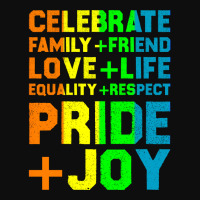 Celebrate Familyfriend Lovelife Equalityrespect Pr Crop Top | Artistshot