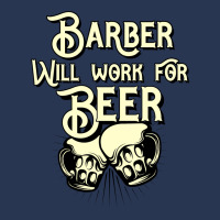 Barber Will Work For Beer Design Perfect Present F Men Denim Jacket | Artistshot