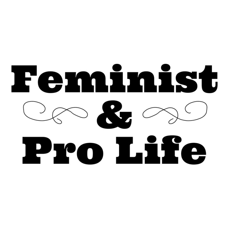 Feminist Pro Life Girl V-neck Tee | Artistshot