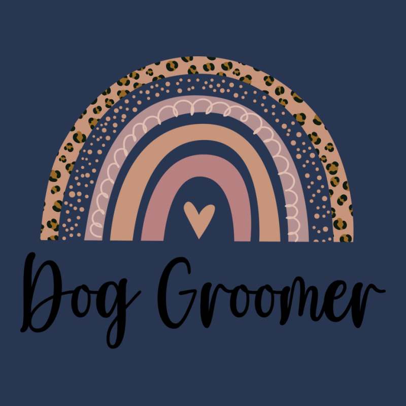 Dog Groomer Minimal Rainbow Design (1) (1) Men Denim Jacket | Artistshot