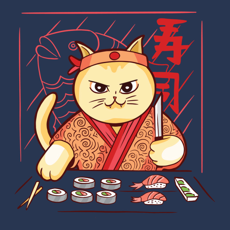 Japanese Sushi Cat Japan Tokyo Japanese Cute Men Denim Jacket | Artistshot