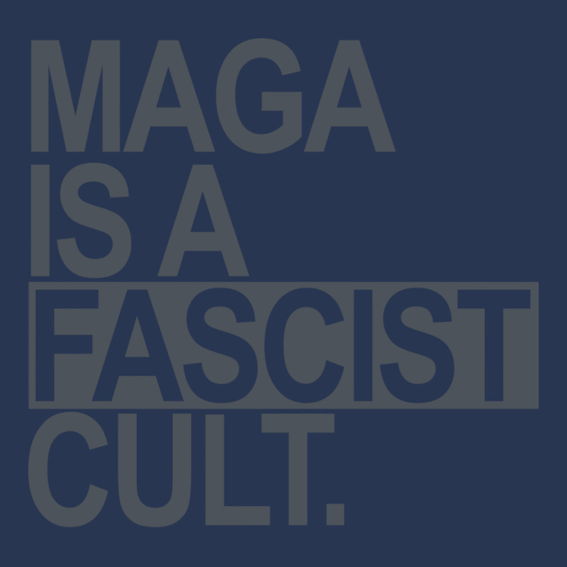 Maga Is A Fascist Cult Subtle Gray Music Men Denim Jacket by velingtiagum | Artistshot