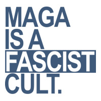 Maga Is A Fascist Cult 2 Steel Blue Box Yellow Women's Pajamas Set | Artistshot