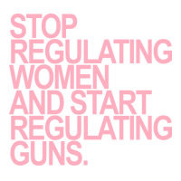 Stop Regulating Women And Start Regulating S Pink V-neck Tee | Artistshot