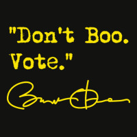 Dont Boo Vote Yellow Humor Scorecard Crop Tee | Artistshot