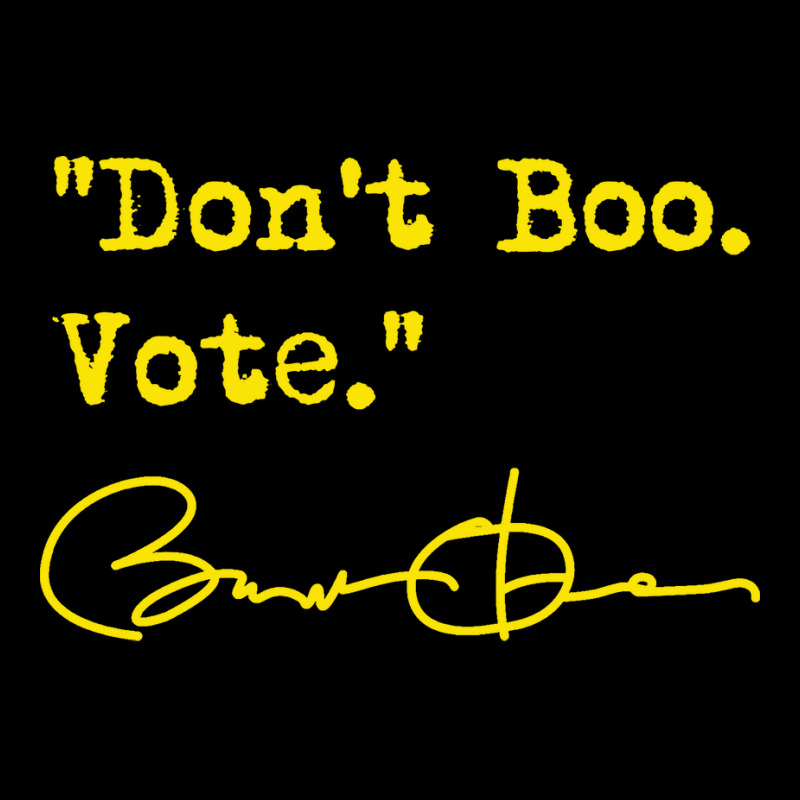 Dont Boo Vote Yellow Humor Cropped Sweater by duranashumonr | Artistshot