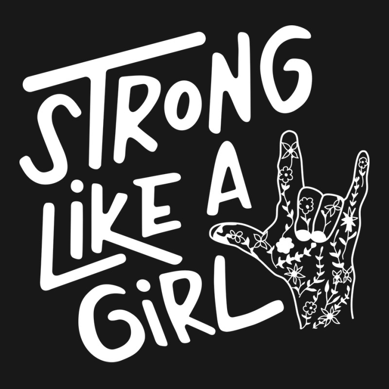 Strong Like A Girl Mode White Hipster Flannel Shirt by uhnkeozac | Artistshot