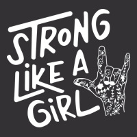 Strong Like A Girl Mode White Hipster Vintage Hoodie | Artistshot