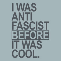 I Was Anti Fascist Before It Was Cool Subtle Gray Unisex Sherpa-lined Denim Jacket | Artistshot