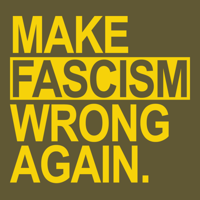 Make Fascism Wrong Again Yellow Tumblr Vintage Short by kimetacurinak | Artistshot