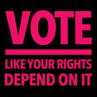 Vote Like Your Rights Depend On It Hot Pink Men's Long Sleeve Pajama Set | Artistshot