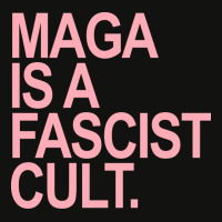 Maga Is A Fascist Cult 2 Pink Cool Scorecard Crop Tee | Artistshot