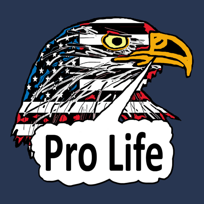 Pro Life Eagle Green Men Denim Jacket | Artistshot