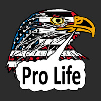 Pro Life Eagle Green Cropped Hoodie | Artistshot