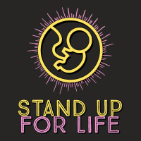 Stand Up For Life Aesthetic Ladies Fitted T-shirt | Artistshot