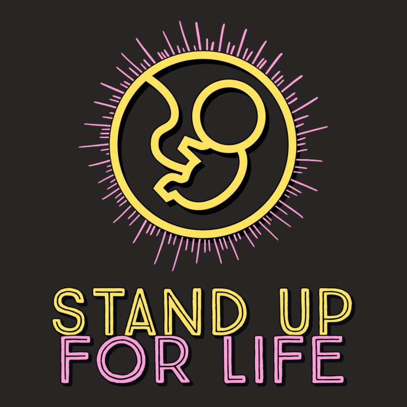 Stand Up For Life Aesthetic Ladies Fitted T-Shirt by stpaulaffaneh | Artistshot