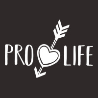 Womens Pro Life Gift Print Anti Abortion Heart And Racerback Tank | Artistshot