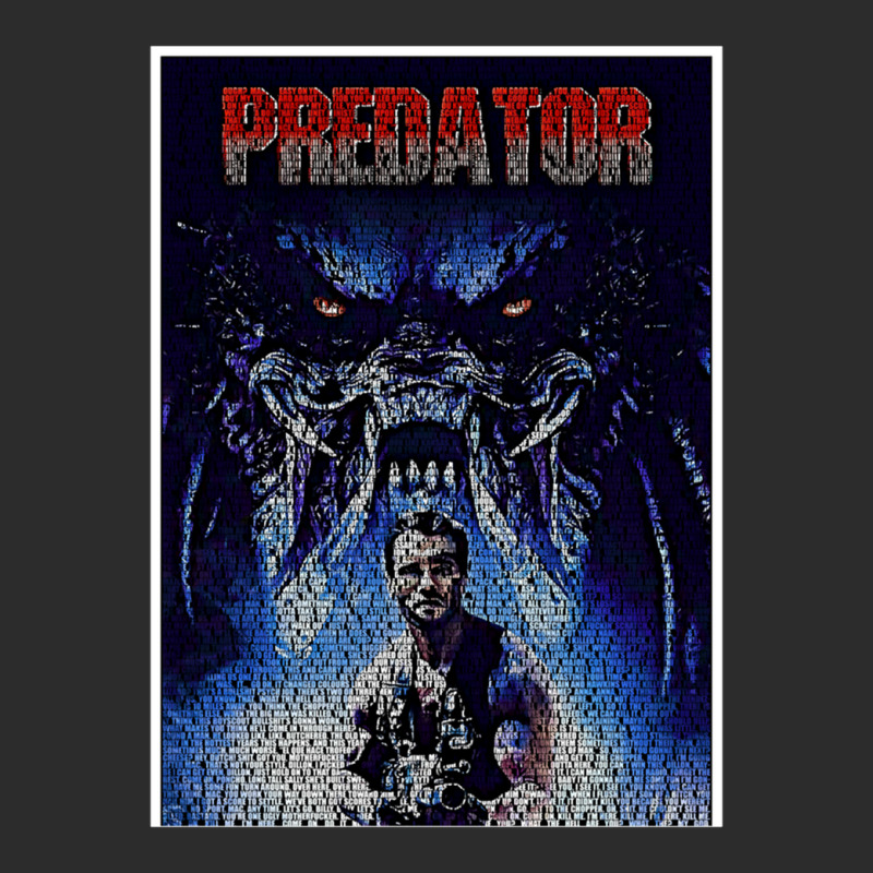 Text Portrait Of Predator With Full Script Of The  Exclusive T-shirt by BARBARABURNETTWEST | Artistshot