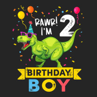 Kids 2 Year Old Shirt 2nd Birthday Boy T Rex Dinos Unisex Hoodie | Artistshot