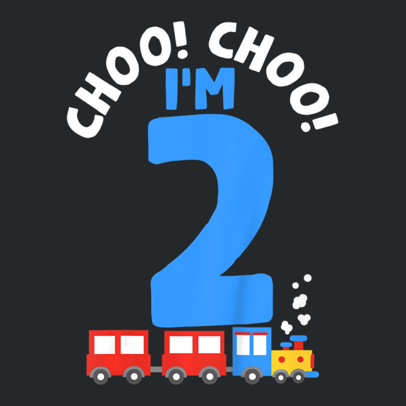 Kids 2nd Birthday Iâ€™m 2 Choo Choo Train Tra Crewneck Sweatshirt | Artistshot