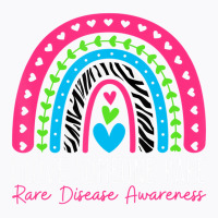 I Love Someone Rare Zebra Rainbow   Rare Disease A T-shirt | Artistshot